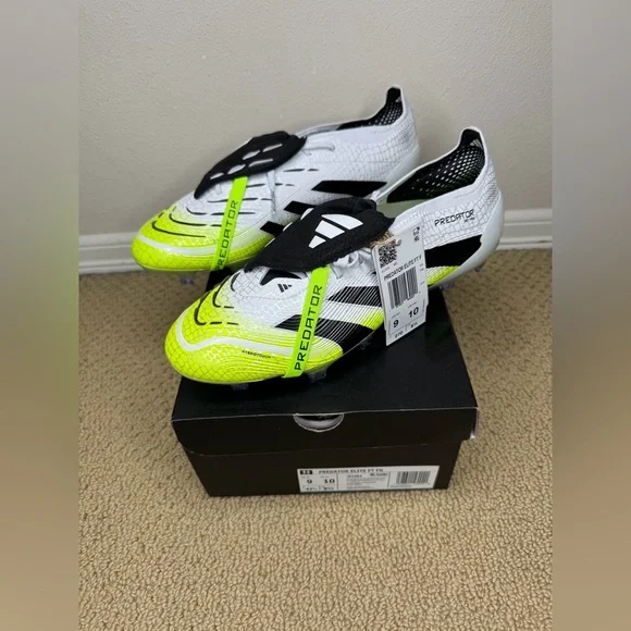 Adidas Predator Elite Fold Over Tongue Firm Ground Soccer Cleats (Men’s Size 9) - Picture 1 of 9